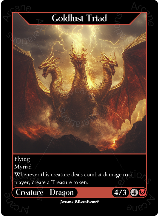 Goldlust Triad - High Quality Altered Art Custom Proxy Cards