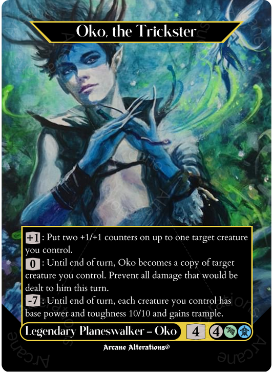 Oko, the Trickster - Full Art Altered Art Custom Proxy Cards