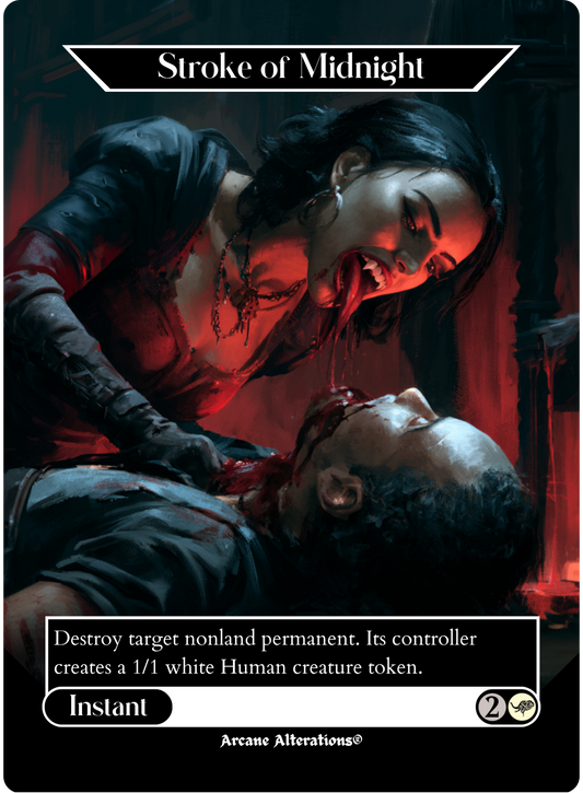 Stroke of Midnight - Full Art Altered Art Custom Proxy Cards