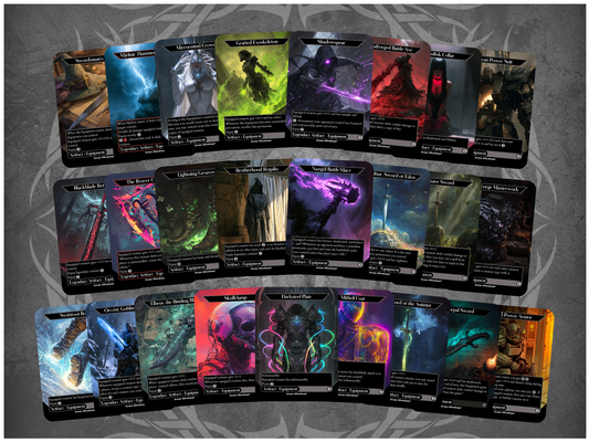 Equipment 25-Card Discount Bundle - Full Art Altered Art Custom Proxy Cards