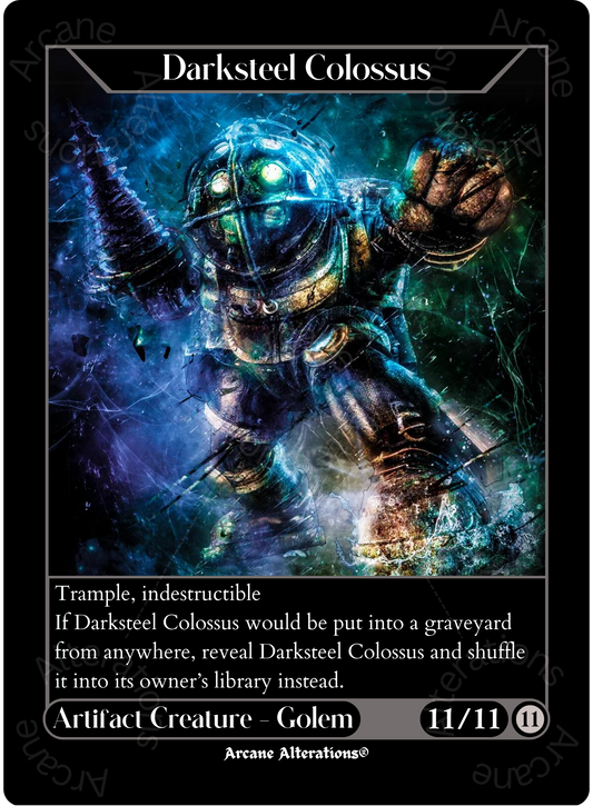 Darksteel Colossus - High Quality Altered Art Custom Proxy Cards