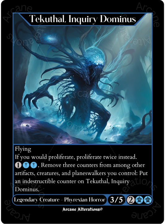 Tekuthal, Inquiry Dominus - High Quality Altered Art Custom Proxy Cards