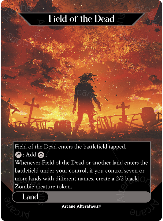 Field of the Dead - Full Art Altered Art Custom Proxy Cards