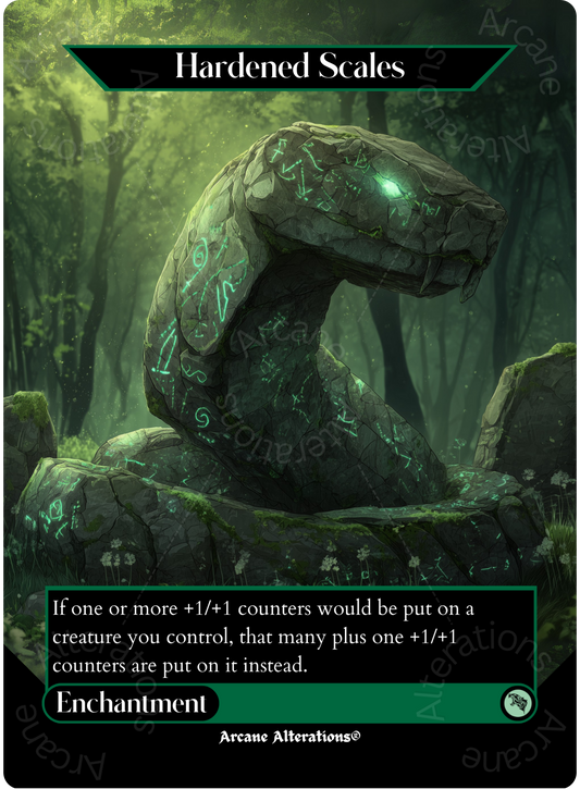 Hardened Scales - Full Art Altered Art Custom Proxy Cards