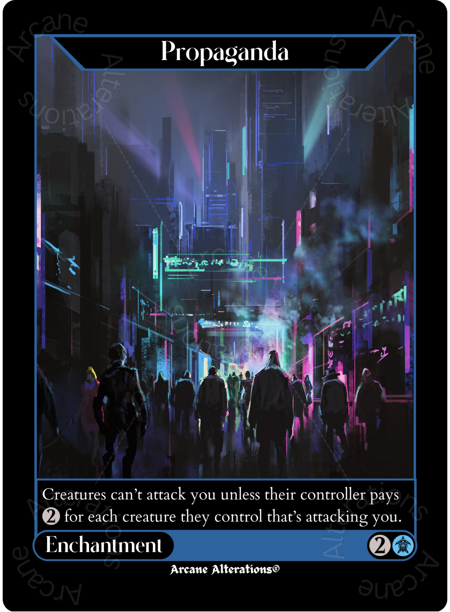 Propaganda - High Quality Altered Art Custom Proxy Cards