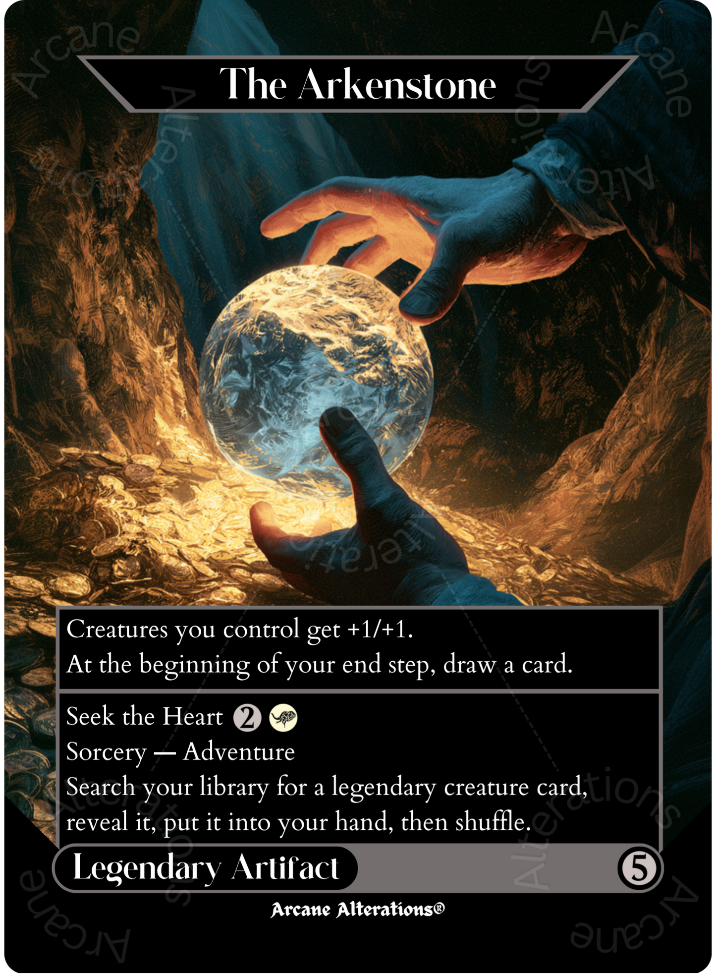 The Arkenstone - Full Art Altered Art Custom Proxy Cards