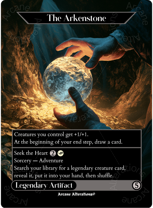 The Arkenstone - Full Art Altered Art Custom Proxy Cards