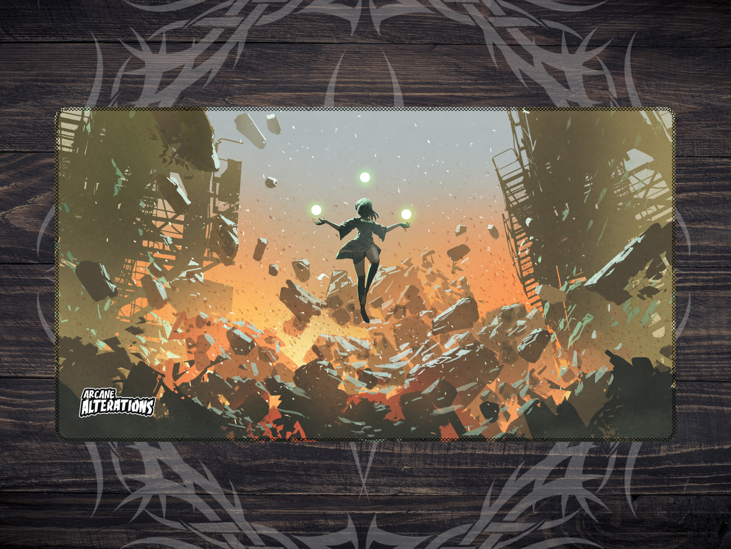 Heroic Intervention Stitched Edge Playmat 24"x14" (2mm)