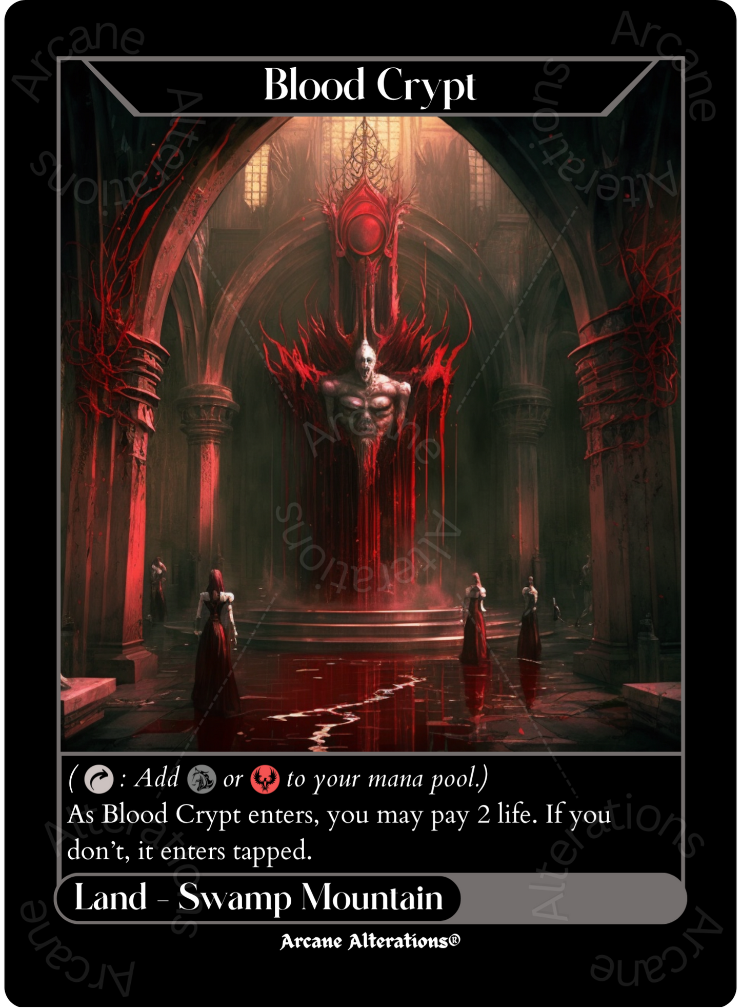 Blood Crypt - High Quality Altered Art Custom Proxy Cards