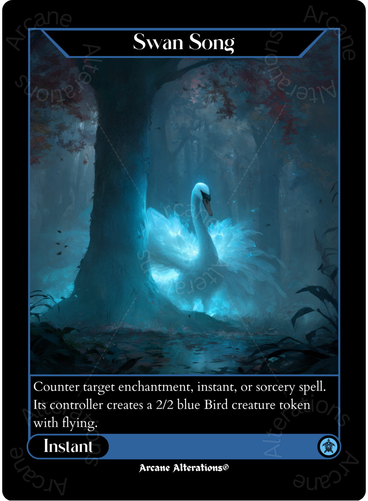 Swan Song - High Quality Altered Art Custom Proxy Cards