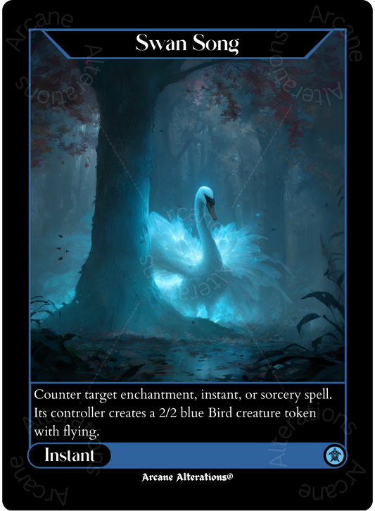 Swan Song - High Quality Altered Art Custom Proxy Cards