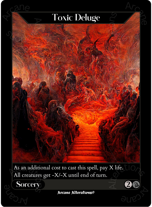 Toxic Deluge - High Quality Altered Art Custom Proxy Cards