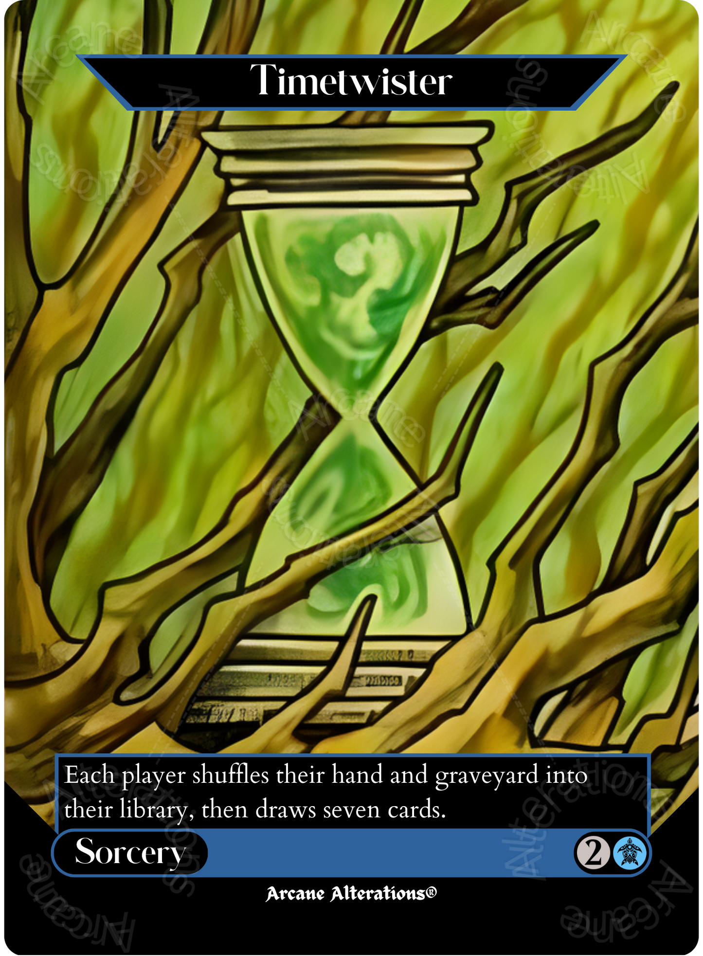 Timetwister - High Quality Altered Art Custom Proxy Cards