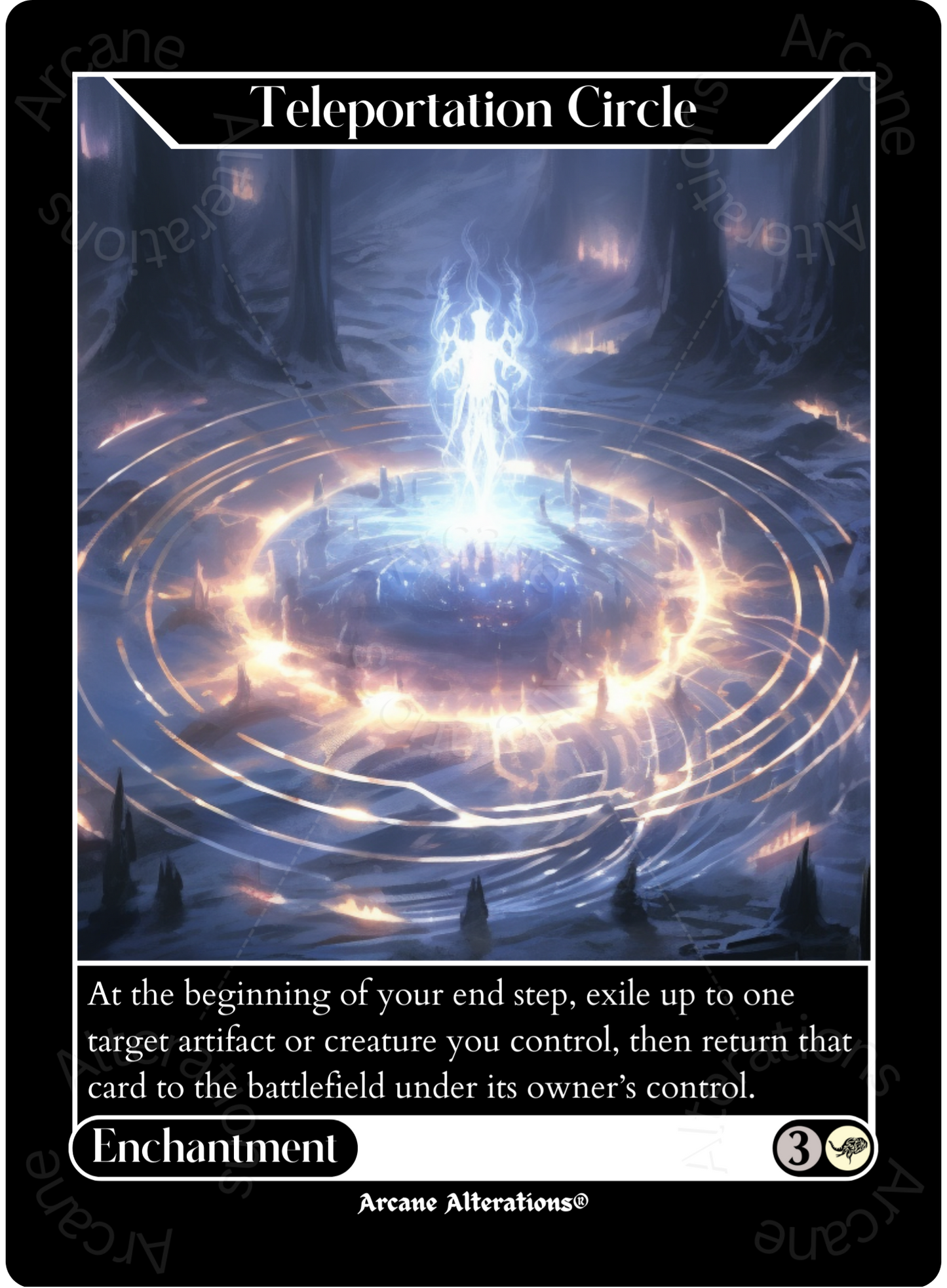 Teleportation Circle - High Quality Altered Art Custom Proxy Cards