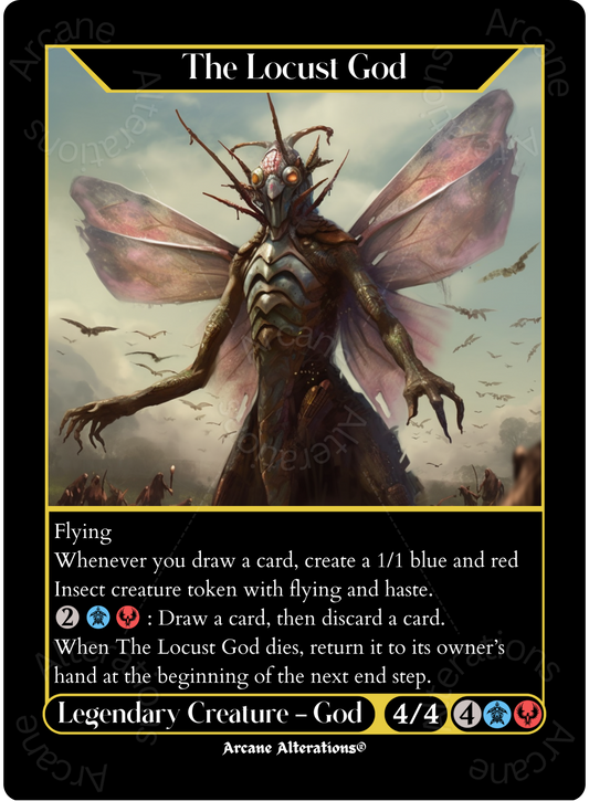 The Locust God - High Quality Altered Art Custom Proxy Cards