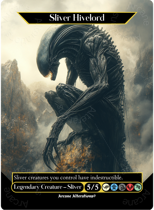 Sliver Hivelord - Full Art Altered Art Custom Proxy Cards