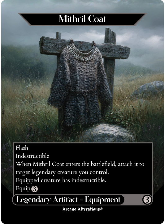 Mithril Coat - Full Art Altered Art Custom Proxy Cards