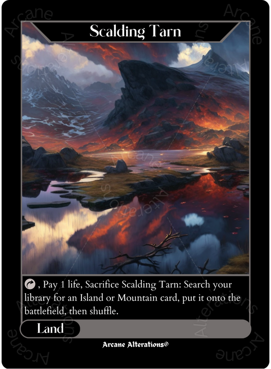 Scalding Tarn - High Quality Altered Art Custom Proxy Cards