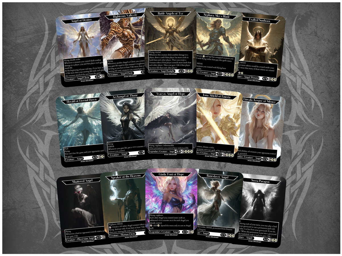 Angel 15-Card Discount Bundle - Full Art Altered Art Custom Proxy Cards