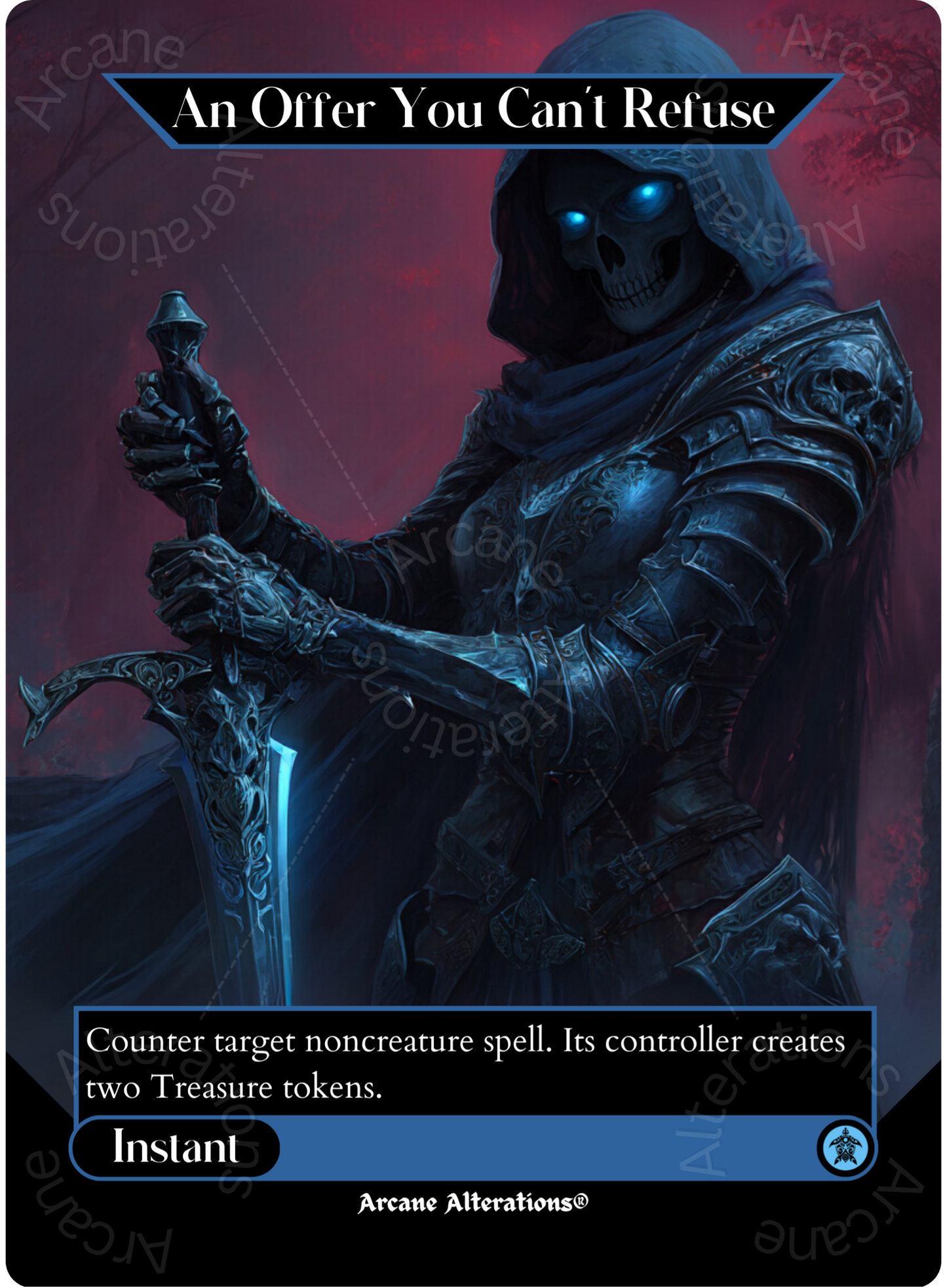 An Offer You Can't Refuse - Full Art Altered Art Custom Proxy Cards