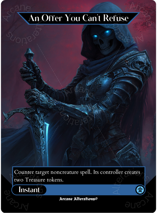 An Offer You Can't Refuse - Full Art Altered Art Custom Proxy Cards