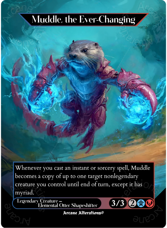 Muddle, the Ever-Changing - Full Art Altered Art Custom Proxy Cards