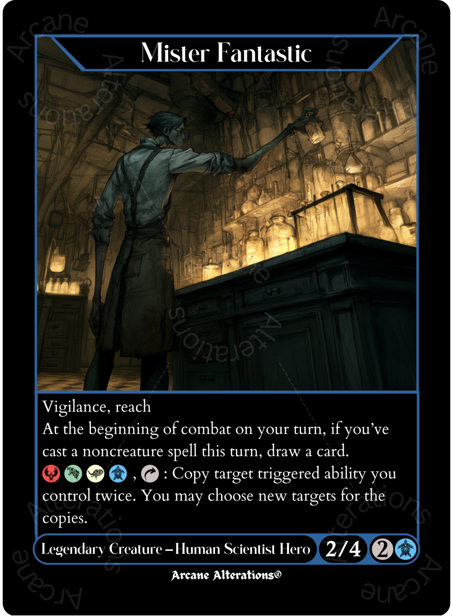 Mister Fantastic - High Quality Altered Art Custom Proxy Cards