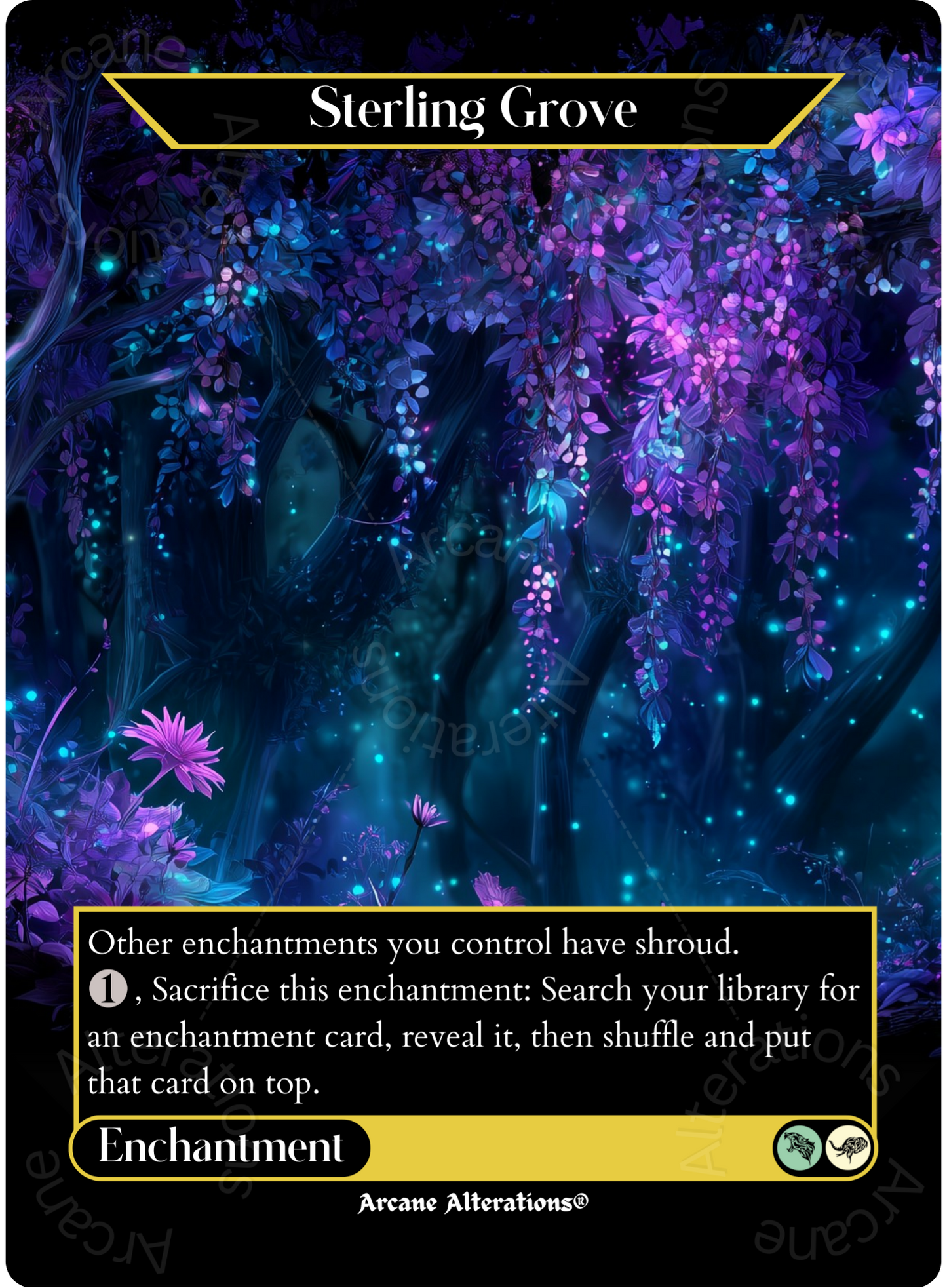 Sterling Grove - Full Art Altered Art Custom Proxy Cards