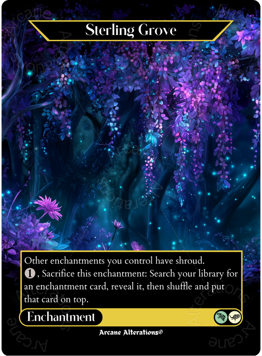 Sterling Grove - Full Art Altered Art Custom Proxy Cards