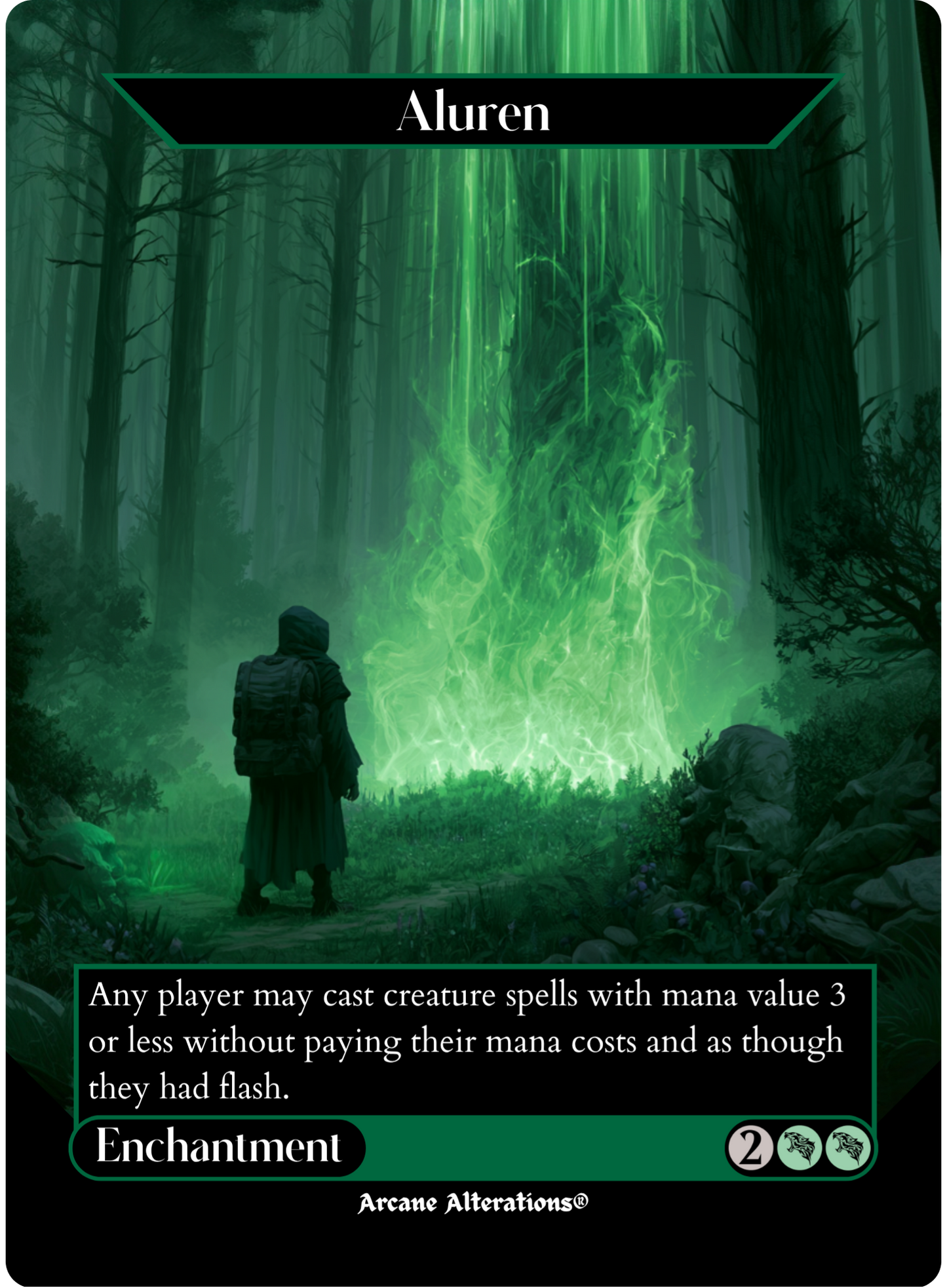 Aluren - Full Art Altered Art Custom Proxy Cards