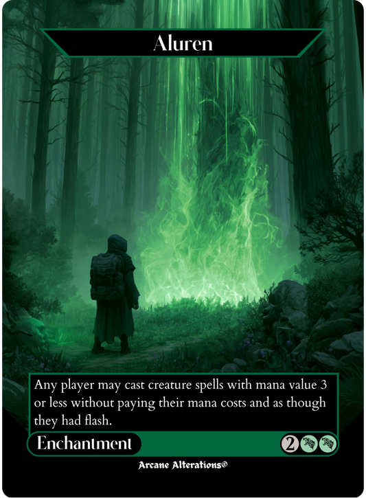 Aluren - Full Art Altered Art Custom Proxy Cards