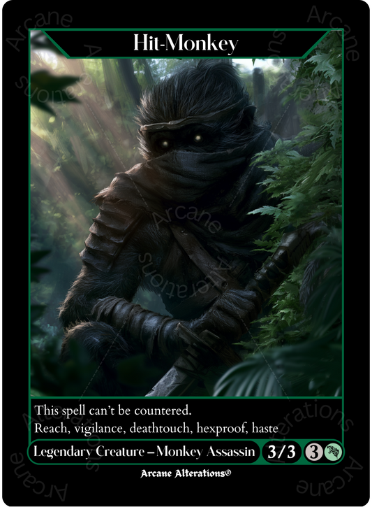 Hit-Monkey - High Quality Altered Art Custom Proxy Cards