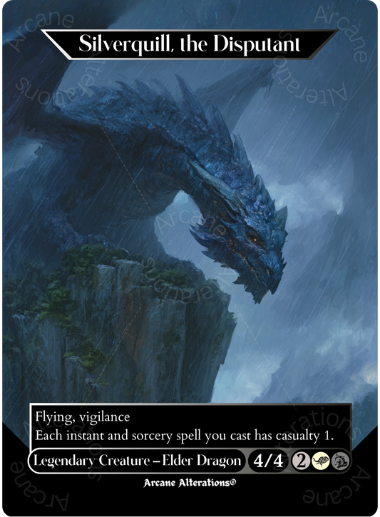 Silverquill, the Disputant - Full Art Altered Art Custom Proxy Cards