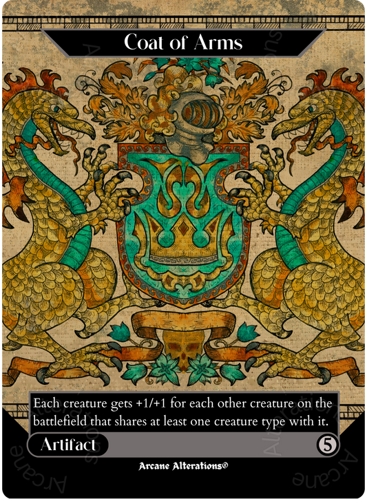 Coat of Arms - Full Art Altered Art Custom Proxy Cards