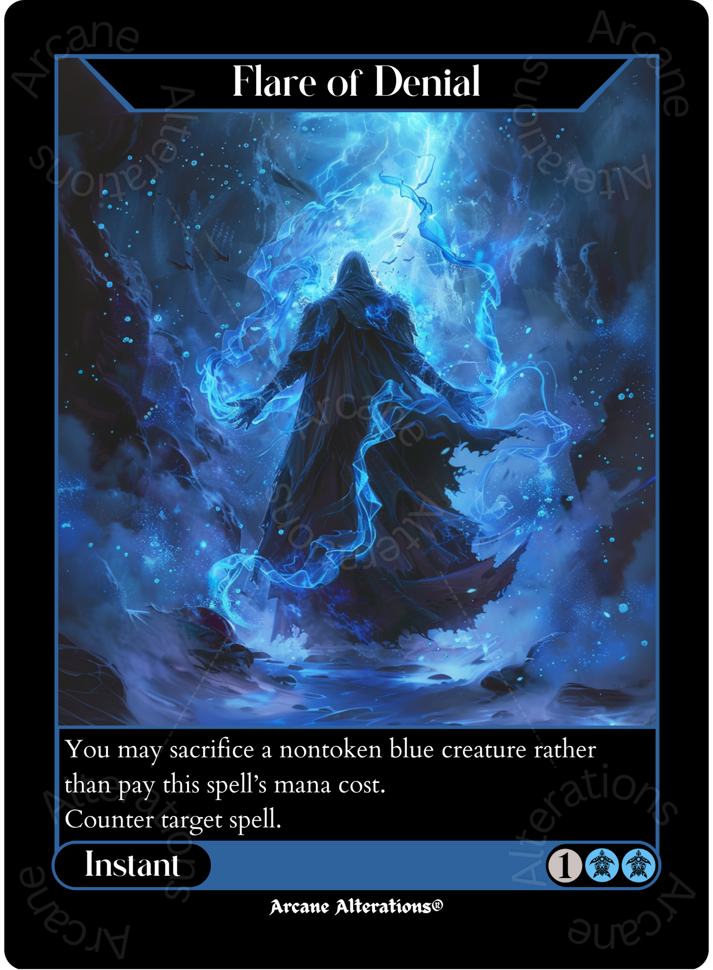 Flare of Denial - High Quality Altered Art Custom Proxy Cards