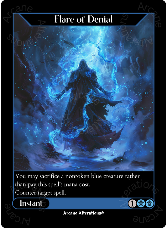 Flare of Denial - High Quality Altered Art Custom Proxy Cards