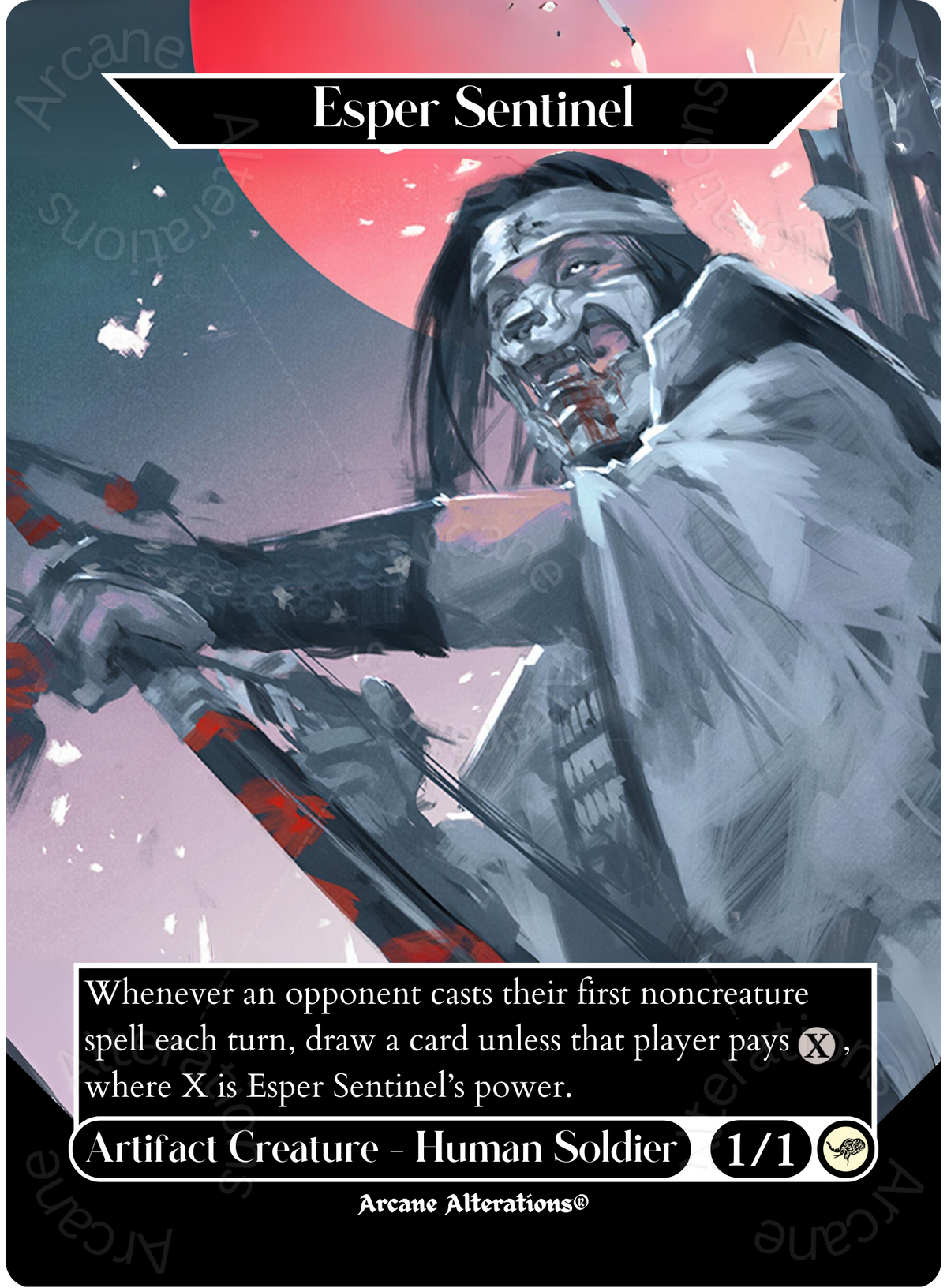 esper card sleeves Sentinel - Full Art Altered Art Custom Proxy Cards Choose One:FIC Collector Revival Trance (Terra) (R/W/B) I will respond quickly MTG Final Fantasy Endwalker Pokemon Mystery Bag