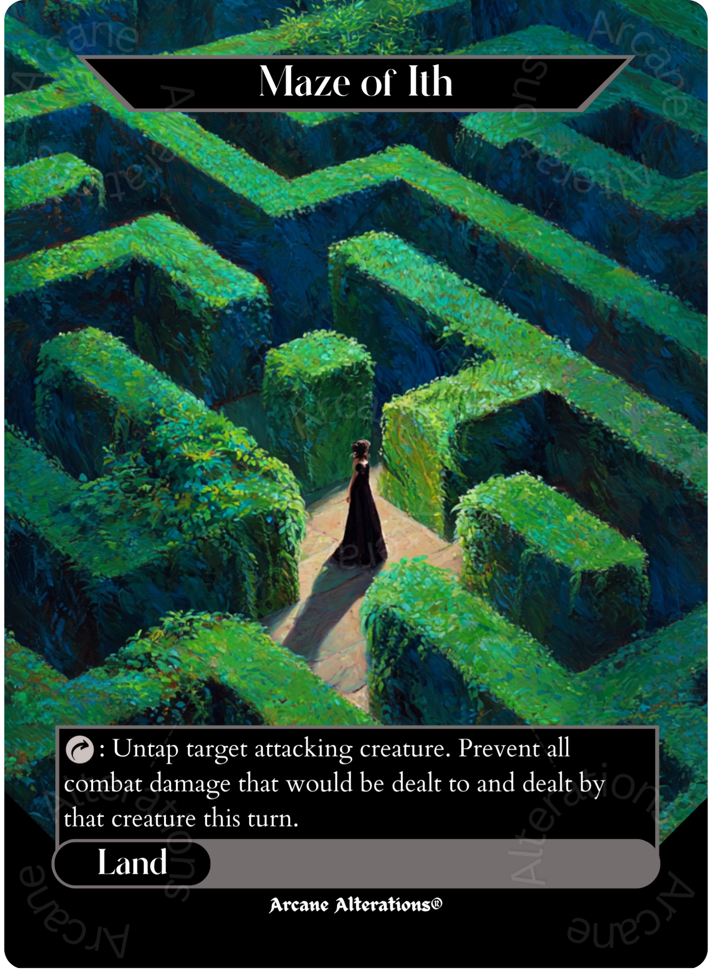 Maze of Ith - Full Art Altered Art Custom Proxy Cards