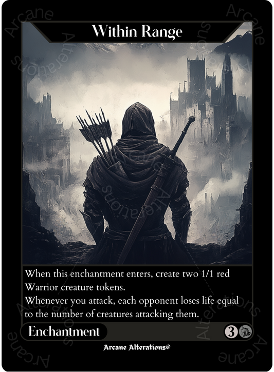 Within Range - High Quality Altered Art Custom Proxy Cards