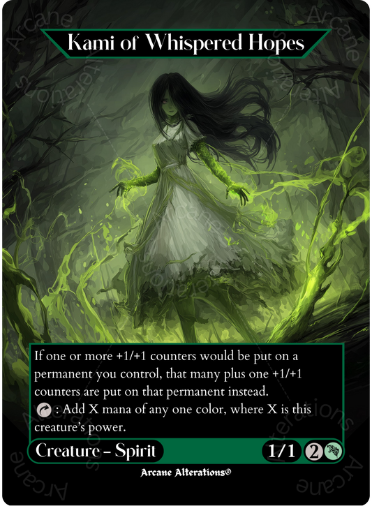 Kami of Whispered Hopes - Full Art Altered Art Custom Proxy Cards