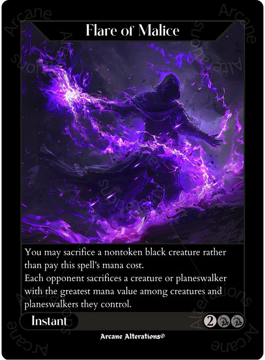 Flare of Malice - High Quality Altered Art Custom Proxy Cards