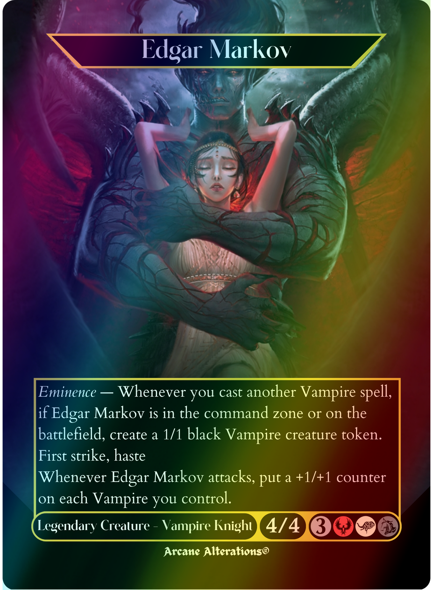 Edgar Markov - Full Art Altered Art Custom Proxy Cards