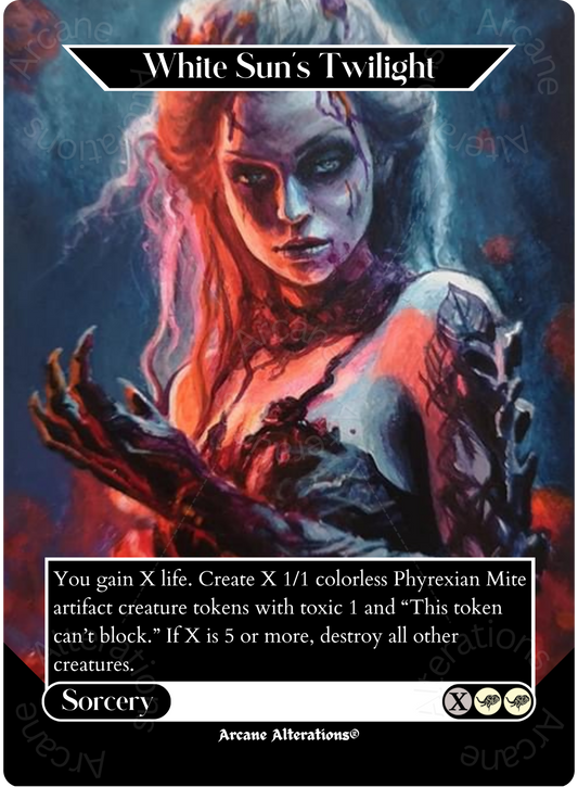 White Sun's Twilight - Full Art Altered Art Custom Proxy Cards