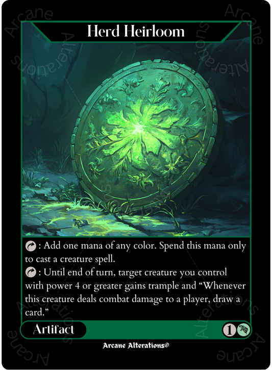 Herd Heirloom - High Quality Altered Art Custom Proxy Cards