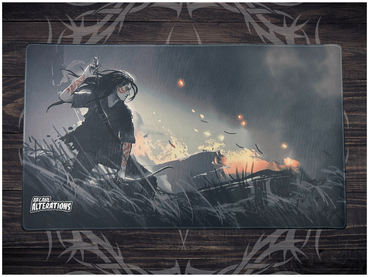 Lone Archer Stitched Edge Playmat 24"x14" (2mm)