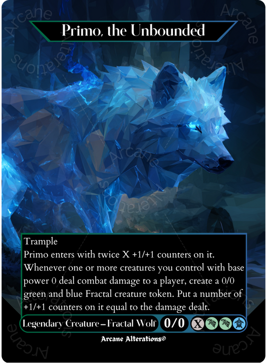Primo, the Unbounded - Full Art Altered Art Custom Proxy Cards
