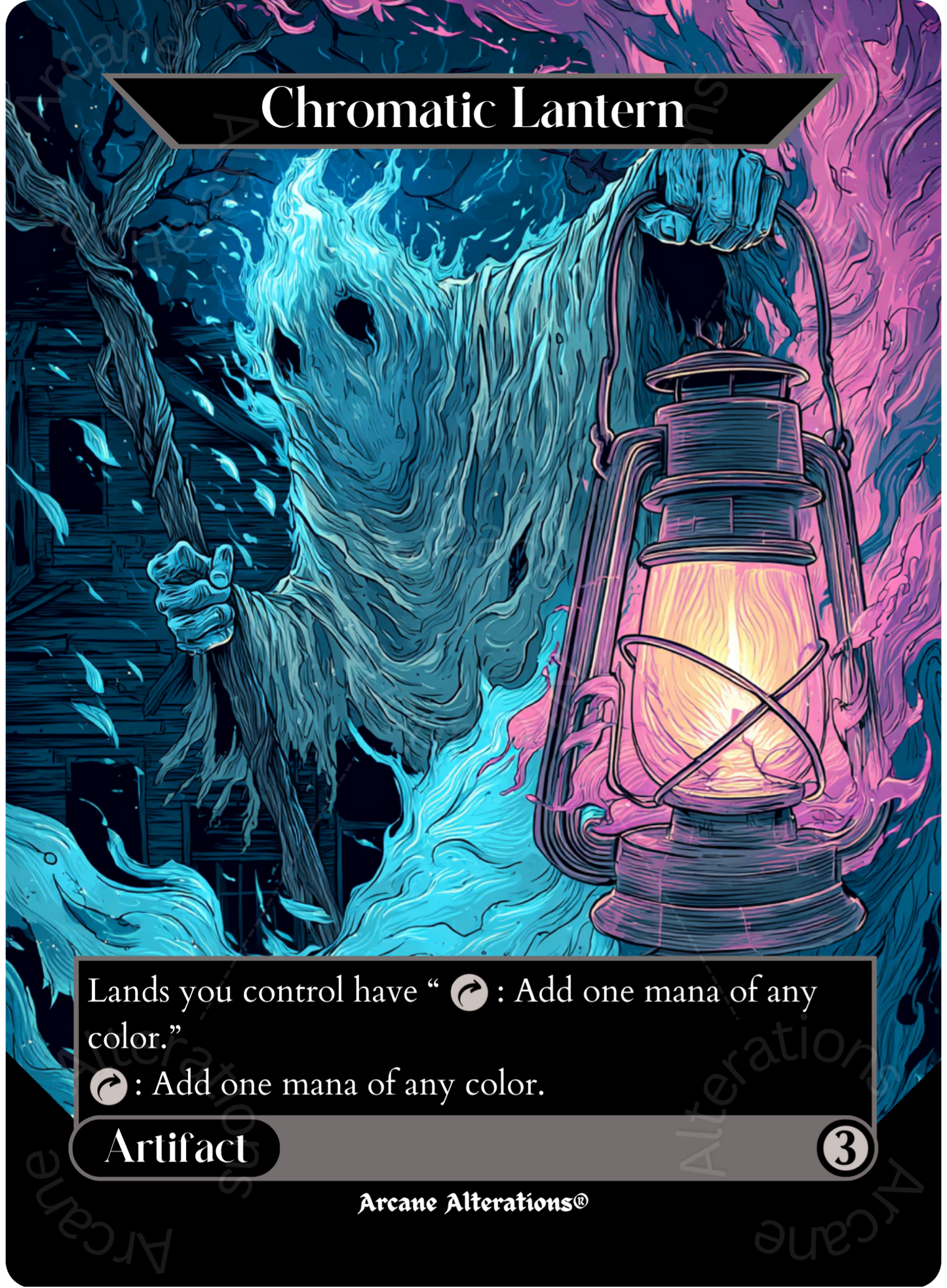 Chromatic Lantern - Full Art Altered Art Custom Proxy Cards