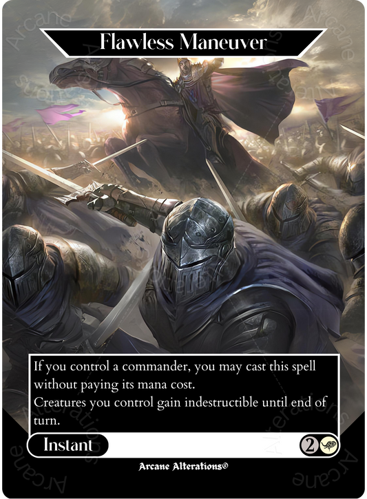 Flawless Maneuver - Full Art Altered Art Custom Proxy Cards