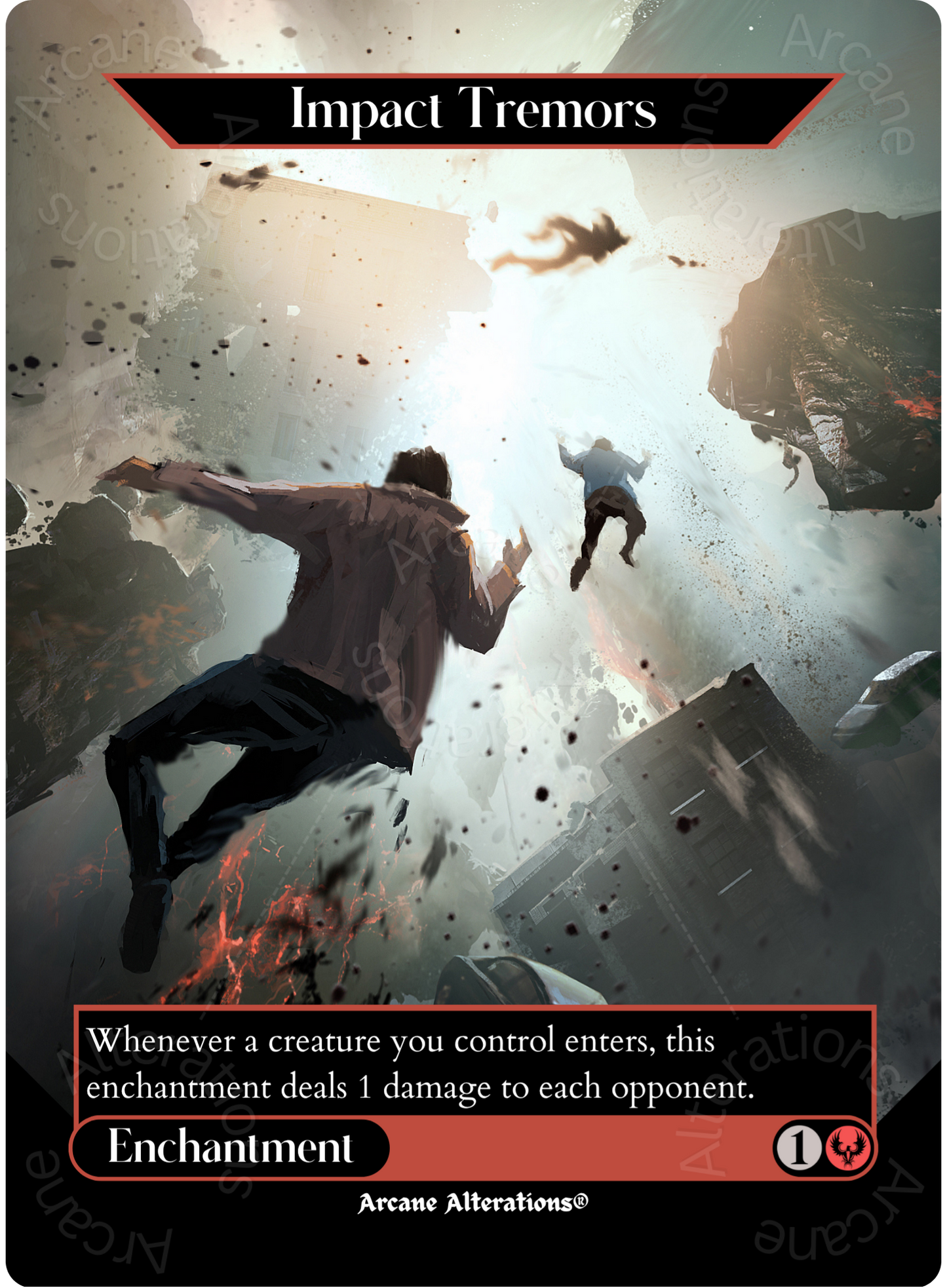 Impact Tremors - Full Art Altered Art Custom Proxy Cards