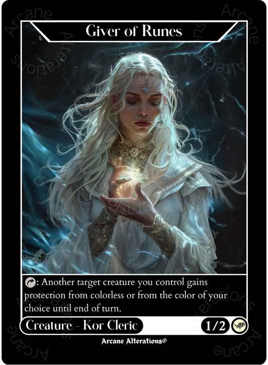 Giver of Runes - High Quality Altered Art Custom Proxy Cards